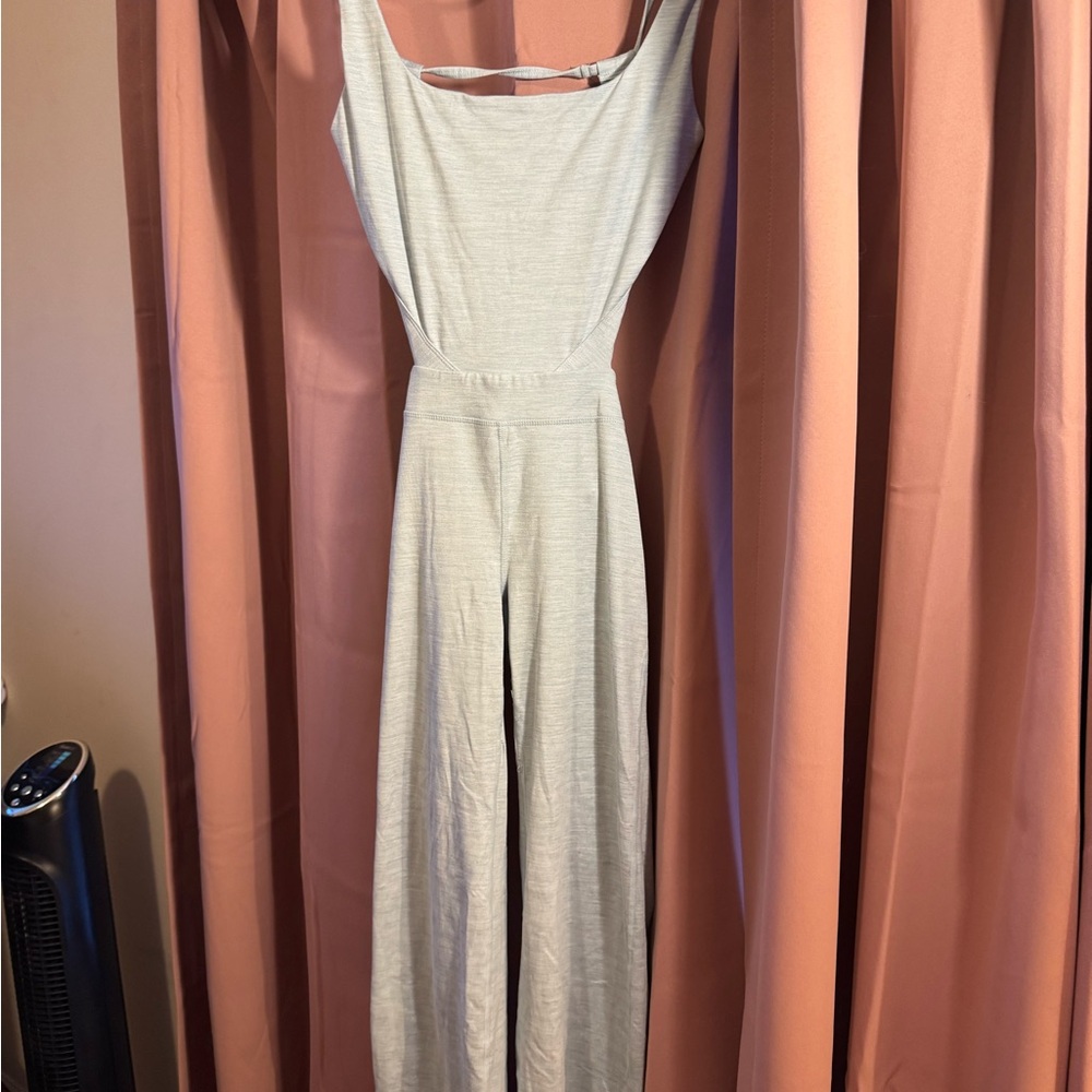 FP Movement by Free People Light Gray Jumpsuit